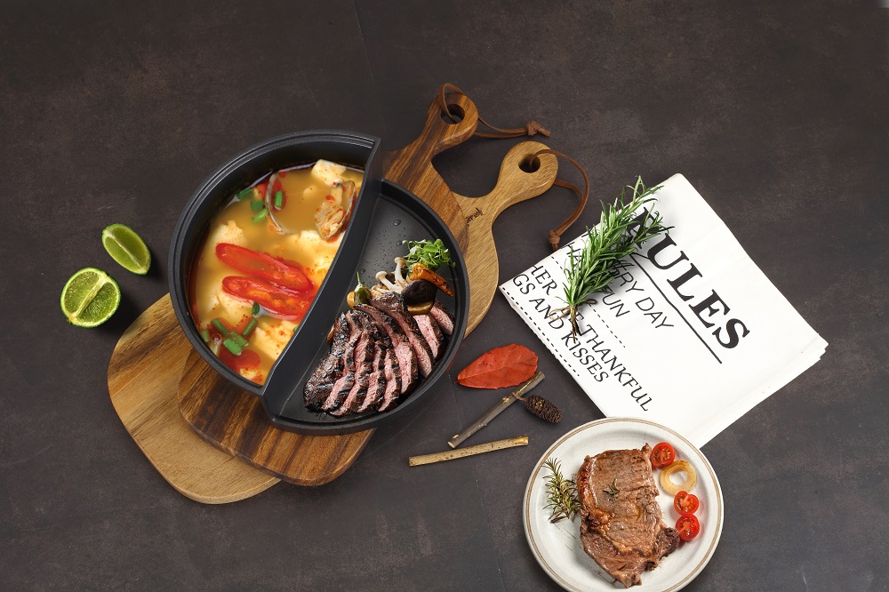 24cm Bipurposed grill pan