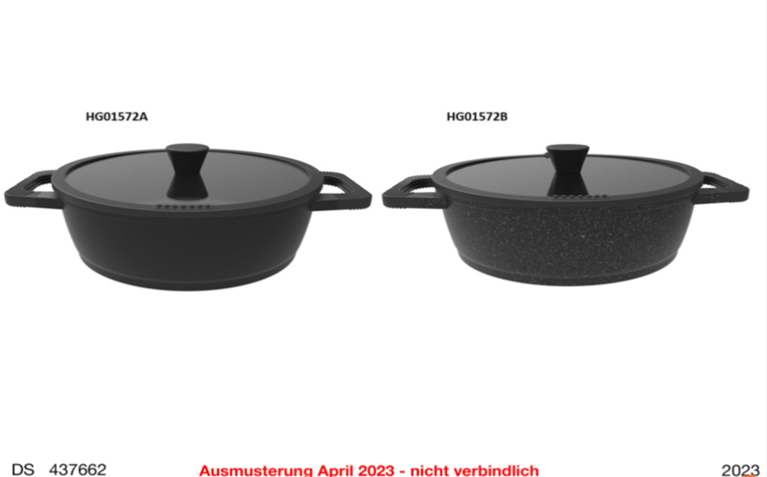Cast alu pan 28cm black/Granistone black 437662