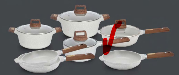 NA French die cast alu casserole