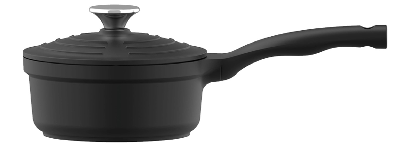 Le Creuset Rev French Cast Alu Sauce Pan w/Cast Lid
