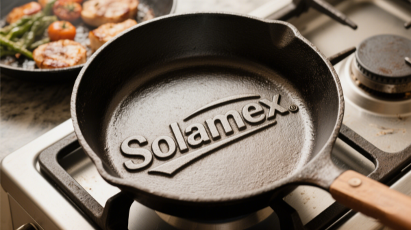 Cast Iron Skillet Visual Identification of Solamex