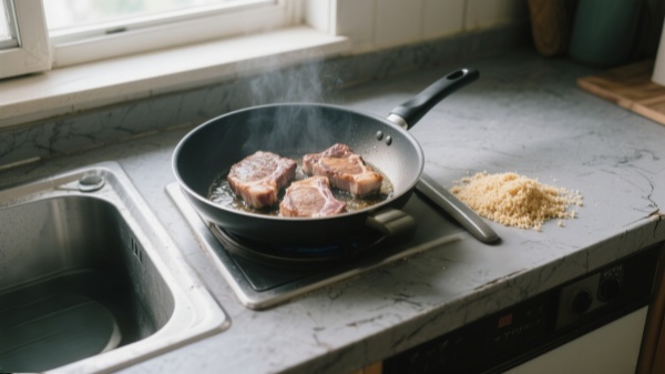 12-inch pan searing multiple steaks 12-inch pan searing multiple steaks
