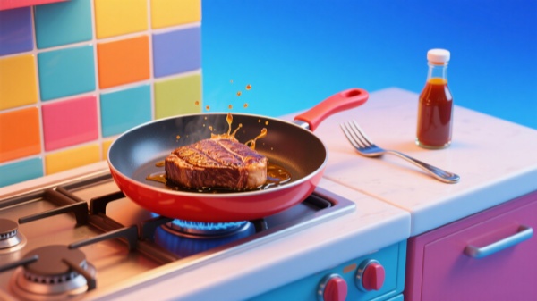 8-inch pan is perfect for small kitchens or solo meals 8-inch pan is perfect for small kitchens or solo meals