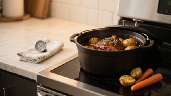  a 6 quart Pot can pressure-cook a 3-pound roast with ease
