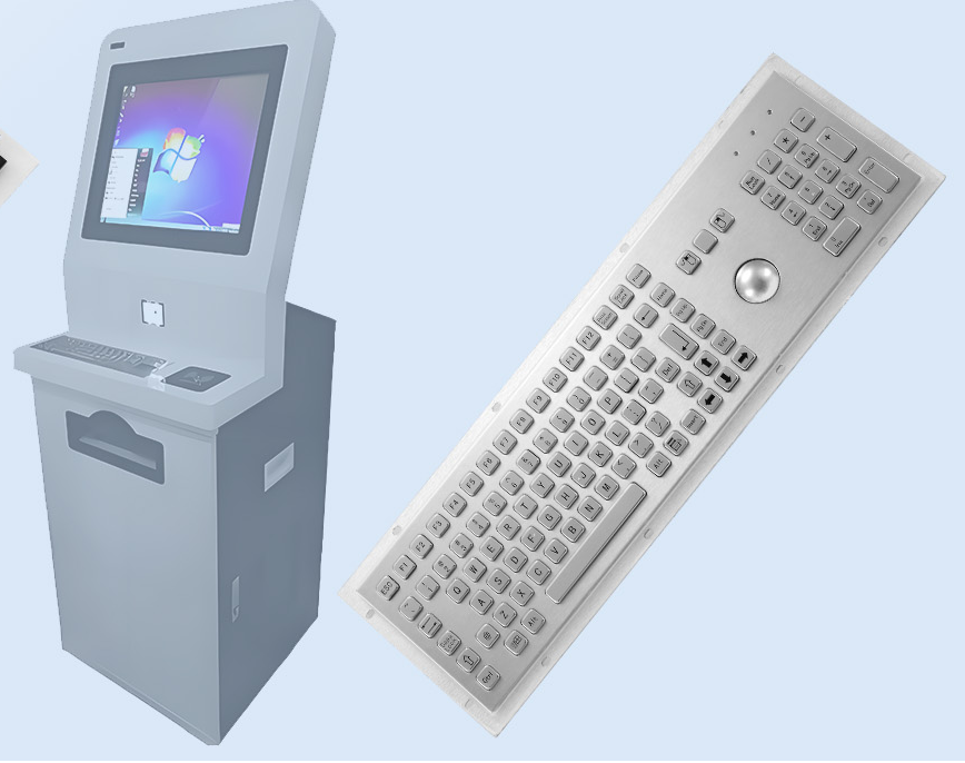 kiosk metal pc keyboard , ATM keypad