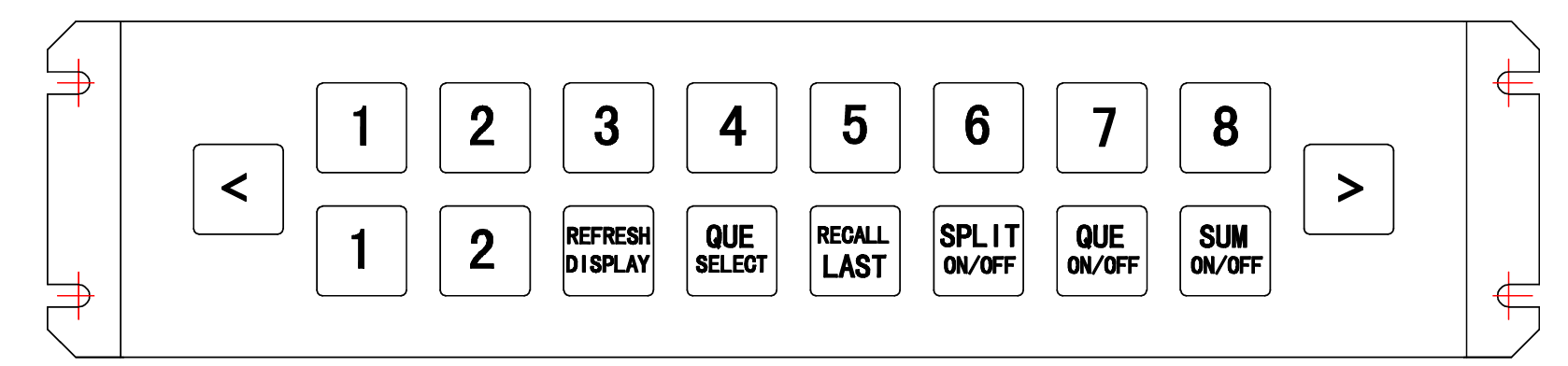 custom membrane keypads layout