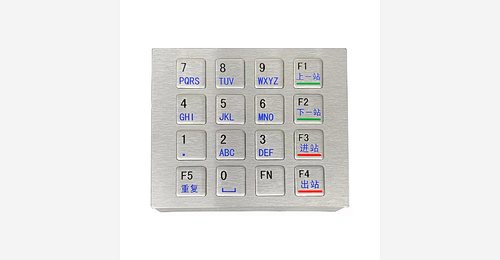 Manufacturer of 16 keys RS232 wired numeric keypad - KEYU