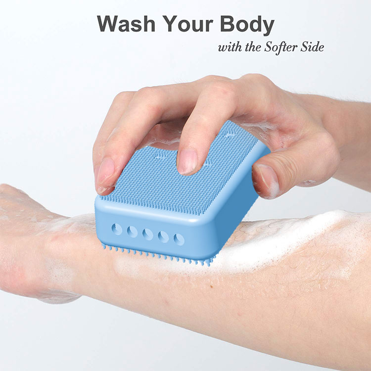 silicone bath scrubber