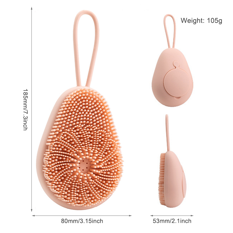 silicone body scrubber
