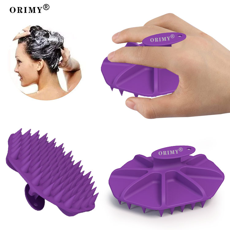 shampoo hair brush
