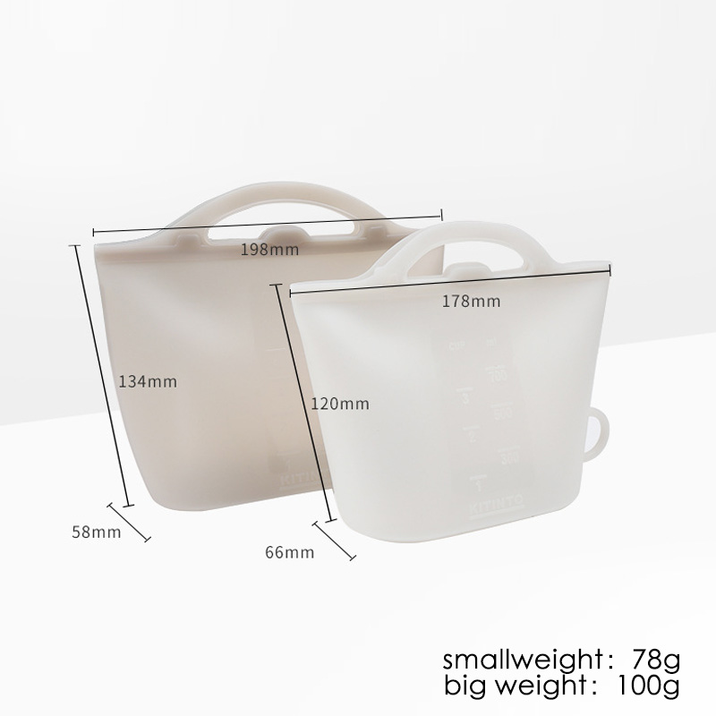 silicone storage bags