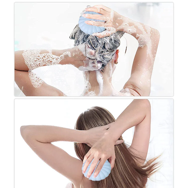 silicone hair scrubber