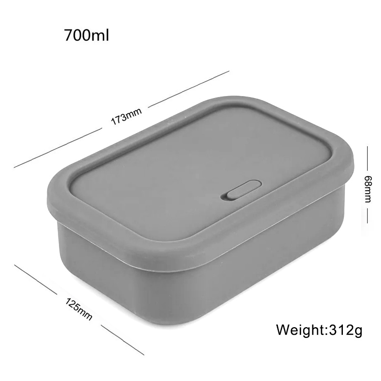 silicone bento lunch box