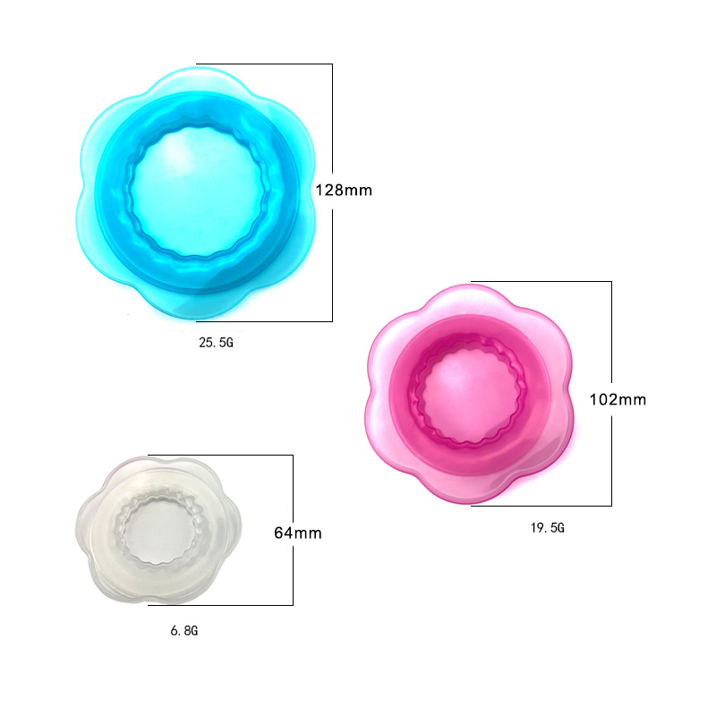 stretchable silicone lids