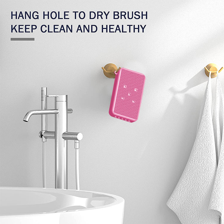 silicone bath scrubber