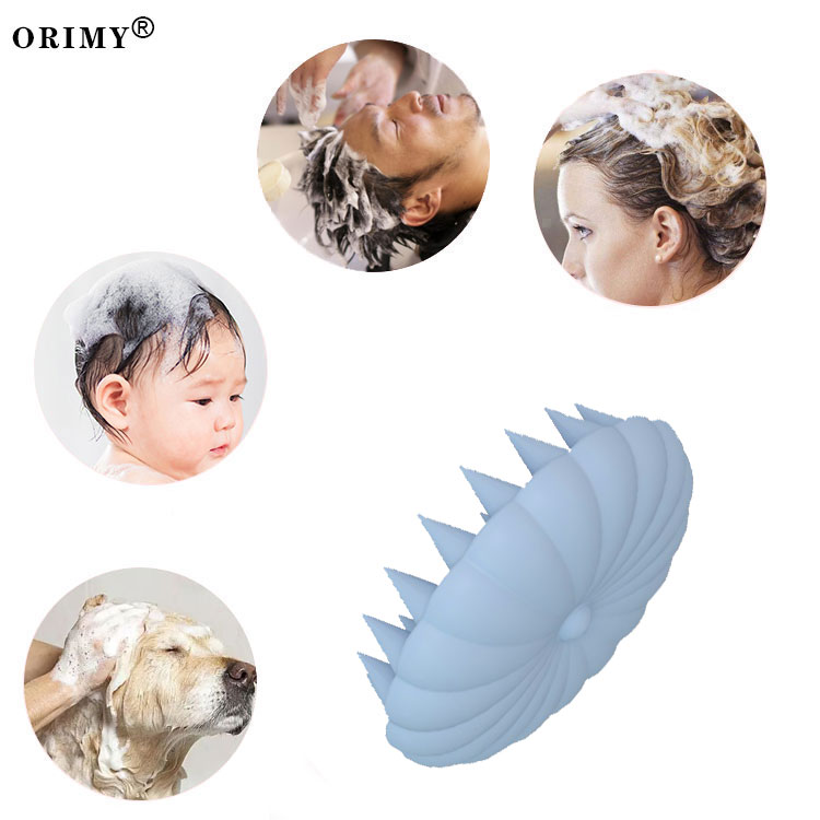 silicone hair scrubber