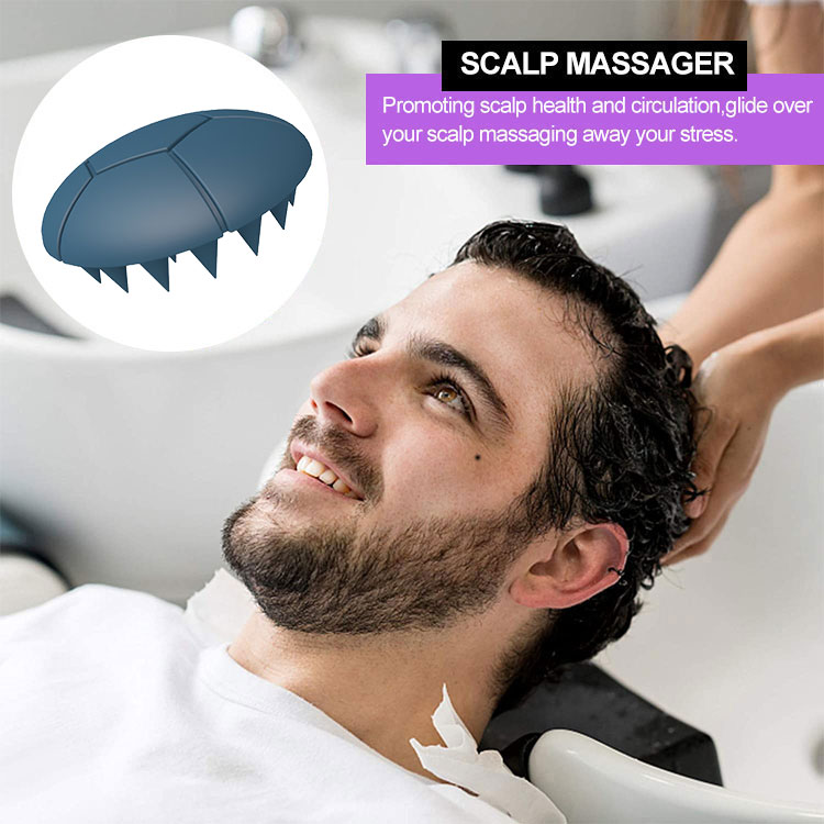 silicone shampoo brush