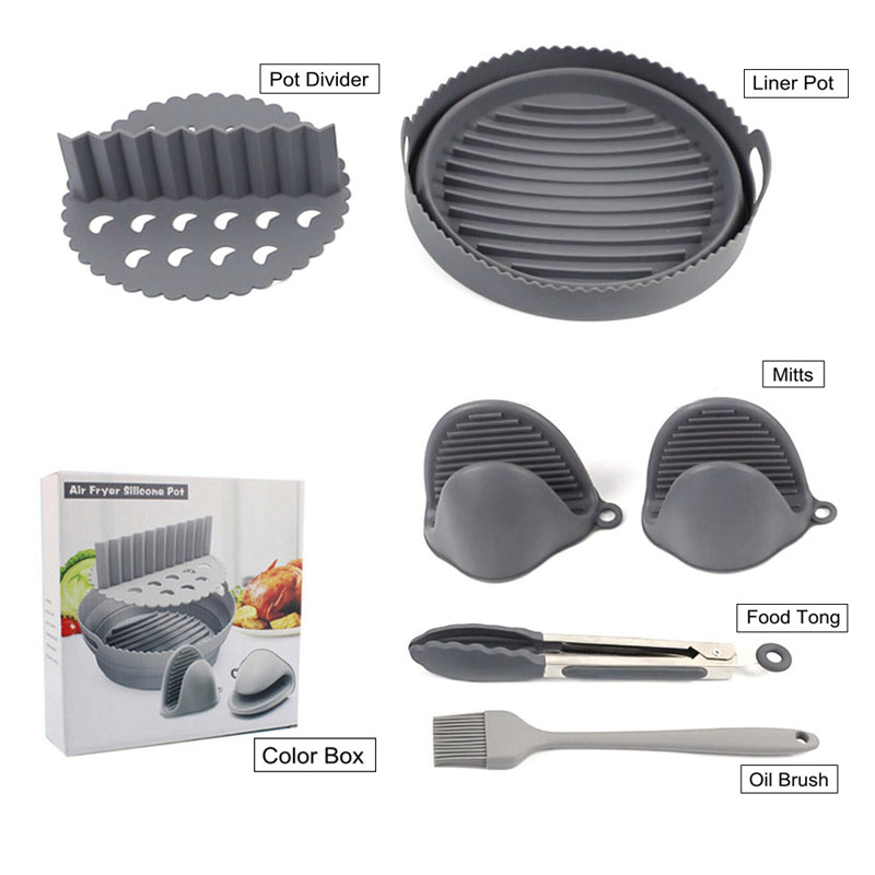 silicone air fryer accessories