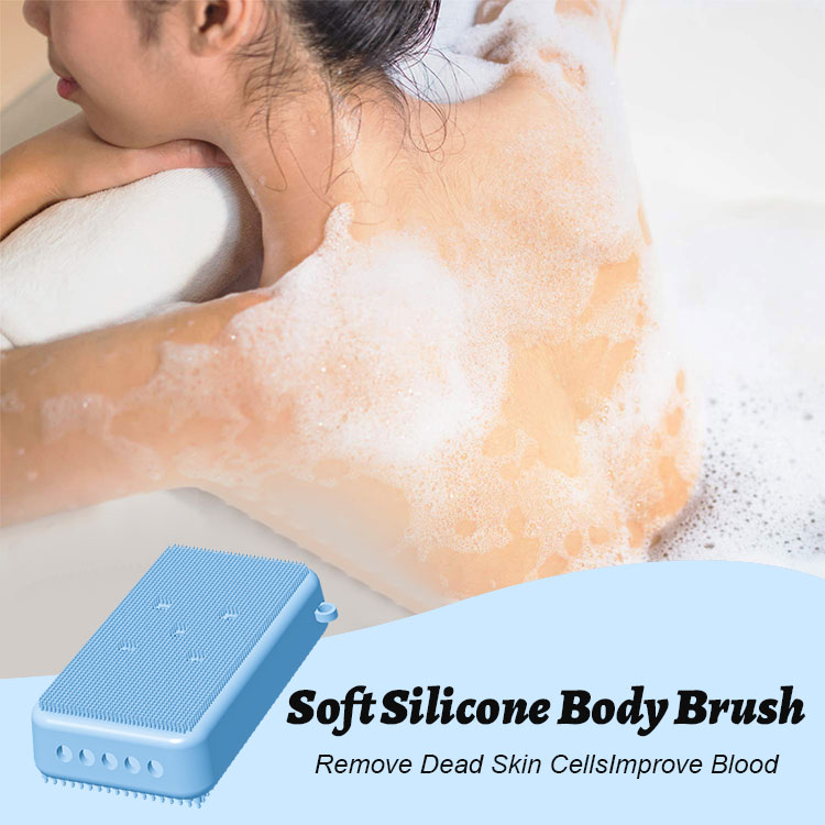 silicone bath scrubber