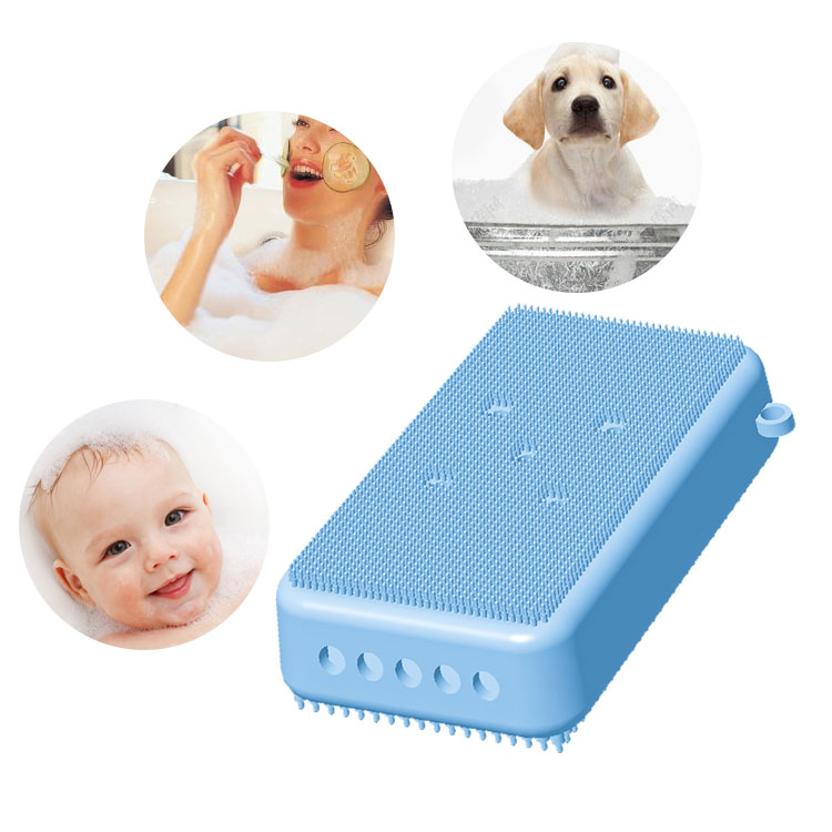 silicone bath scrubber