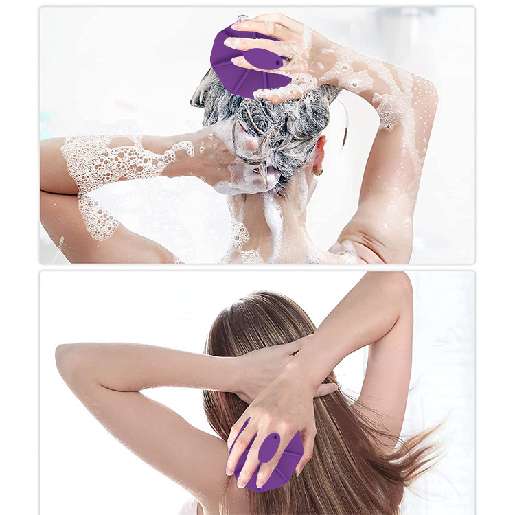 shampoo hair brush