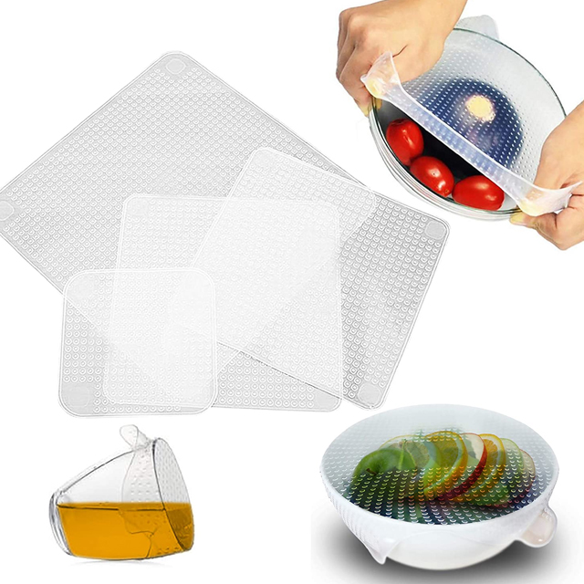 silicone stretch lids