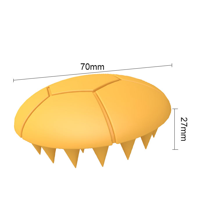 silicone shampoo brush