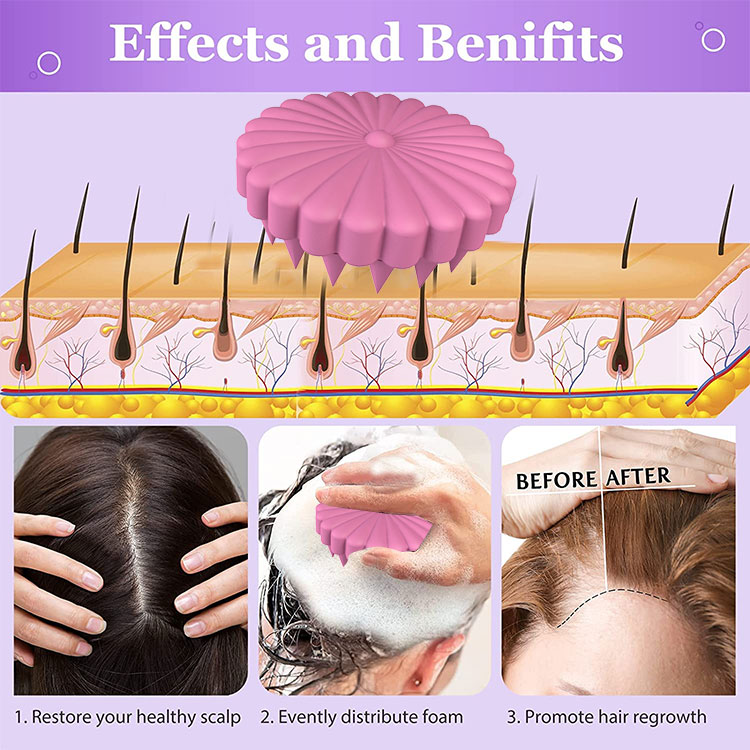 silicone scalp scrubber