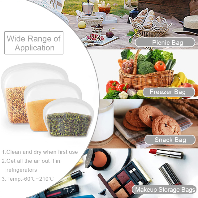 silicone food storage bags