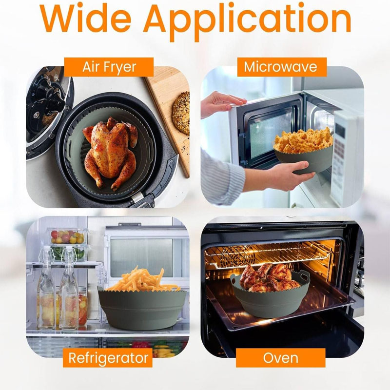 silicone air fryer accessories