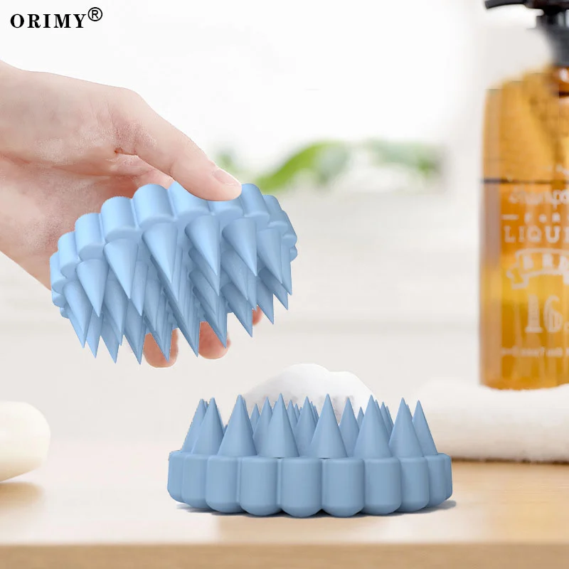 silicone scalp scrubber