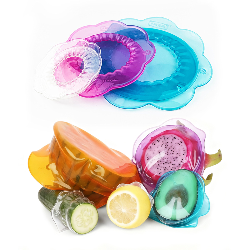 stretchable silicone lids