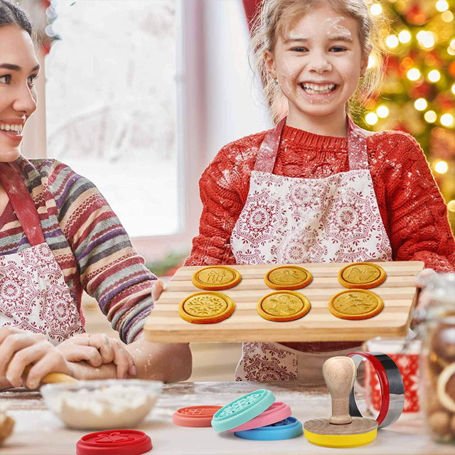 christmas cookie stamps