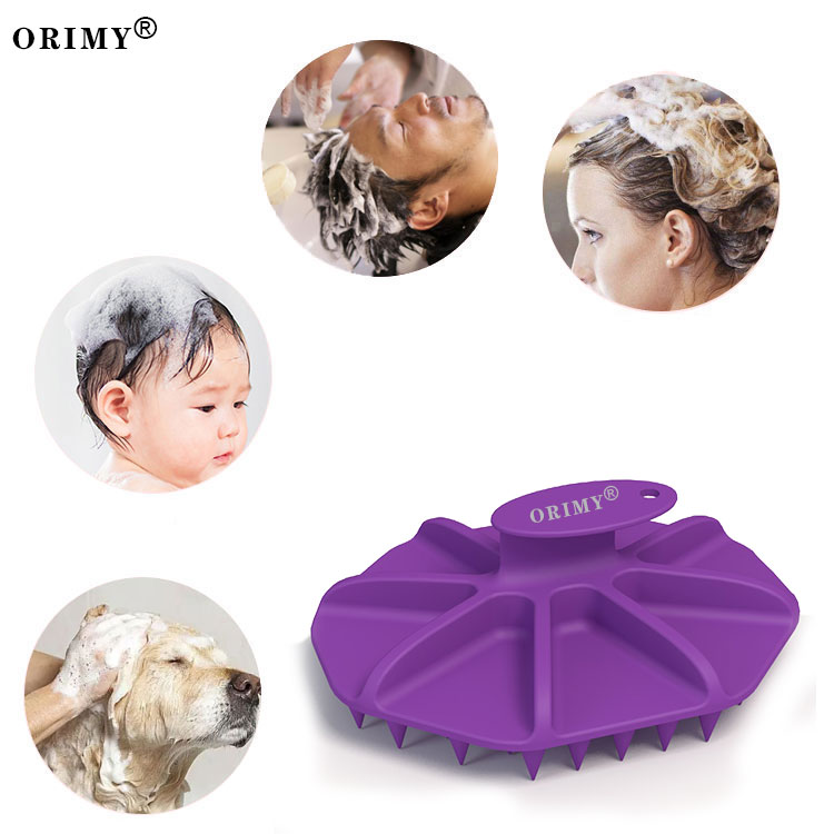 shampoo hair brush