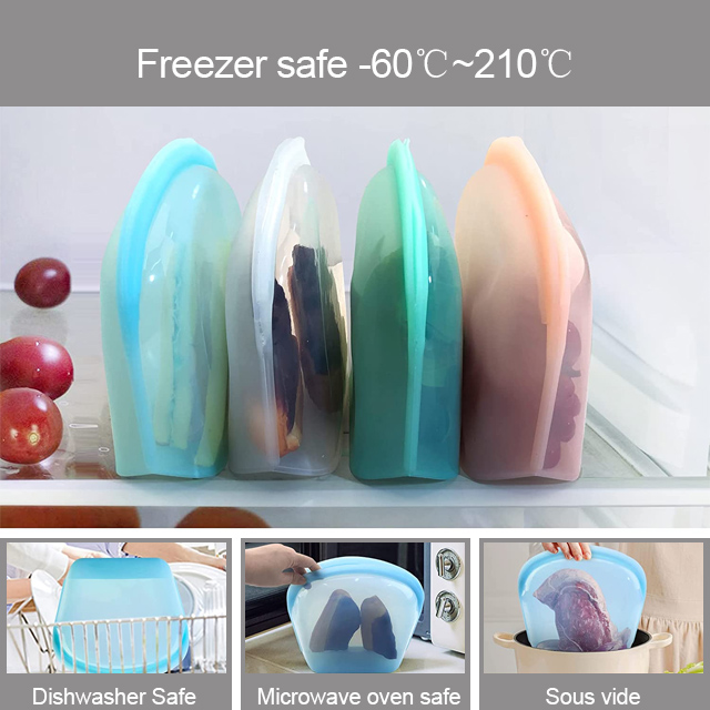 silicone food storage bags