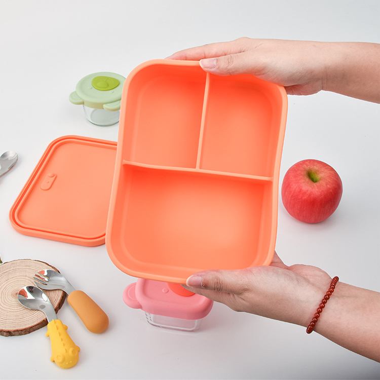 silicone bento lunch box