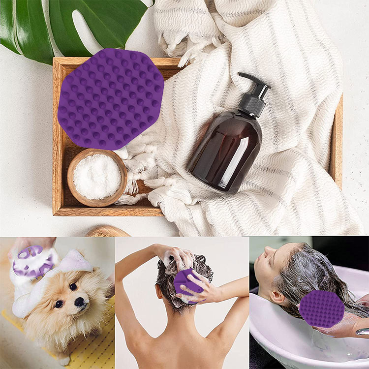 shampoo hair brush