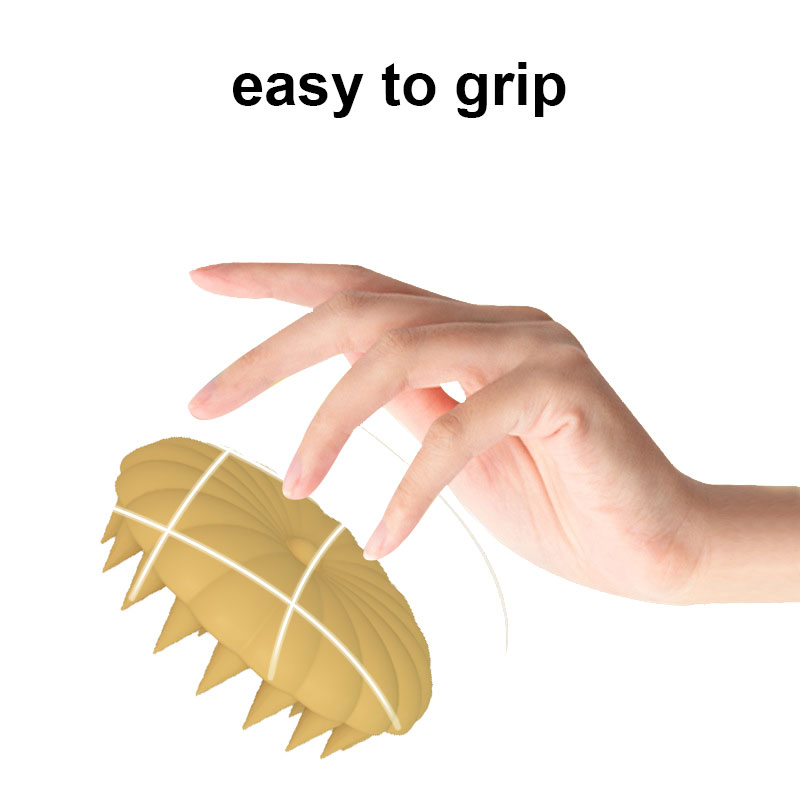 silicone hair scrubber