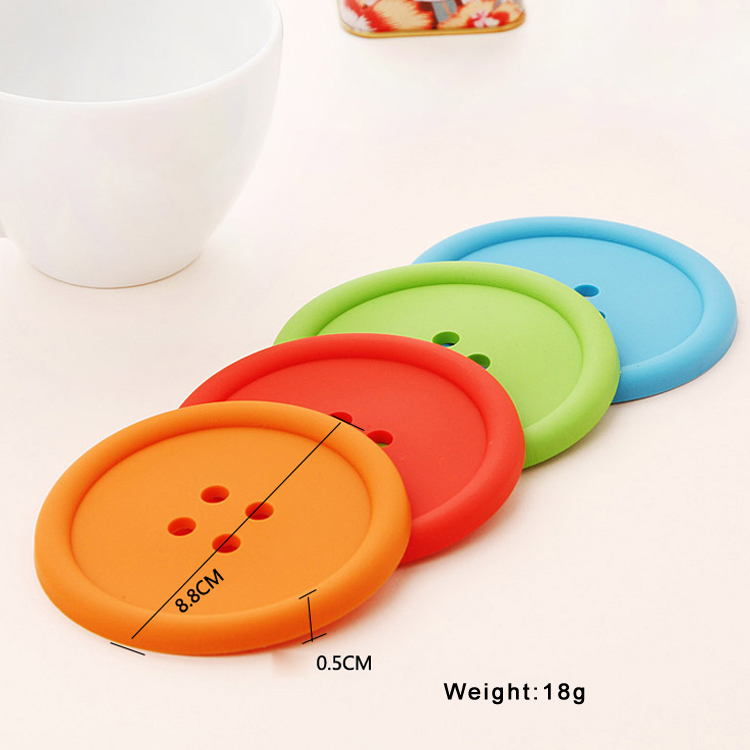 silicone drink coasters