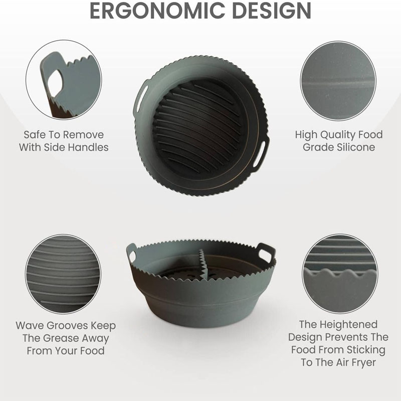 silicone air fryer accessories