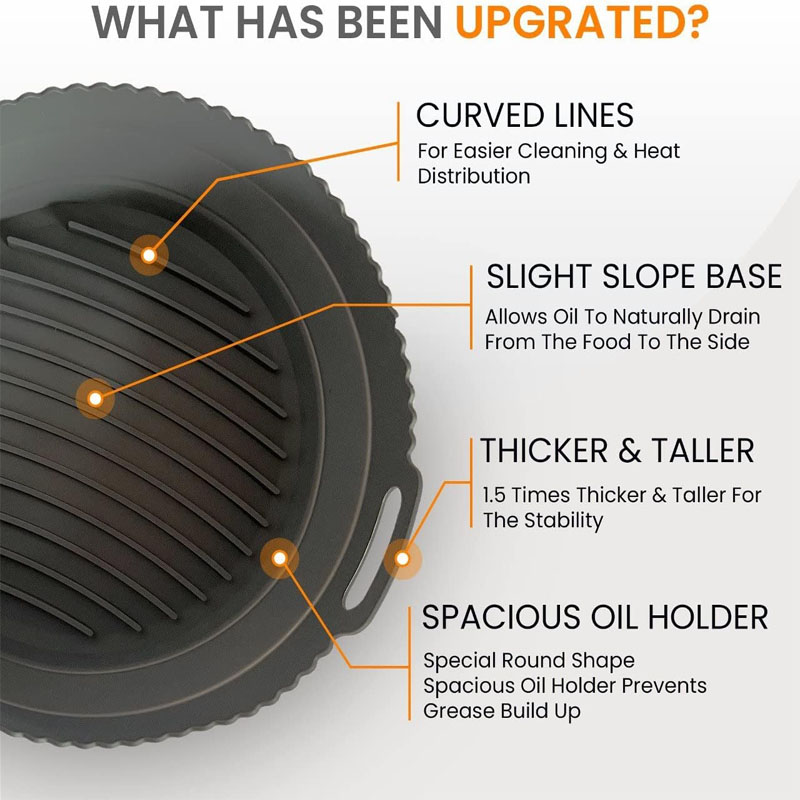 silicone air fryer accessories