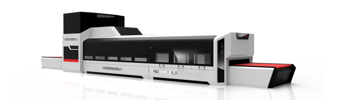Tempered glass furnance machine line