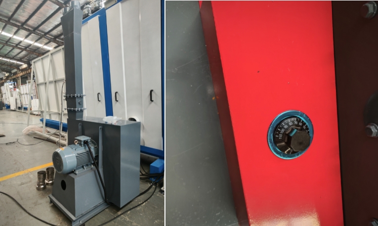 vertical glass washing machine for insulating glass wind heating