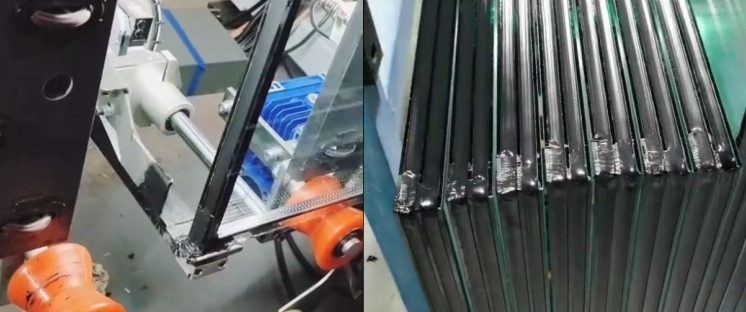 automatic insulating glass cnc sealing machine