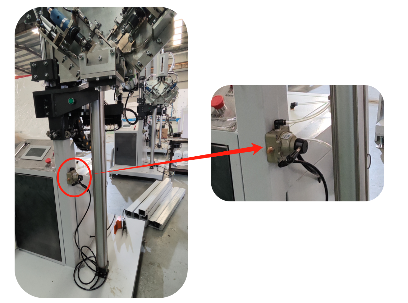 details of hand-pull valve