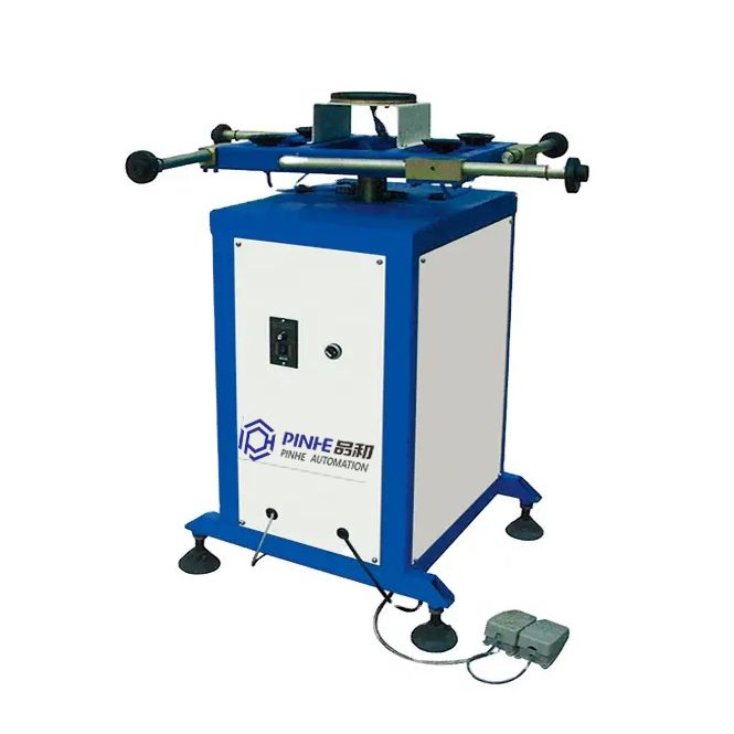 Pneumatic rotating table for insulating glass