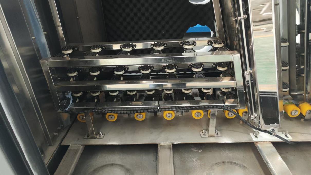 vertical glass washing machine for insulating glass wind knif