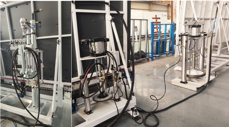 automatic insulating glass cnc sealing machine