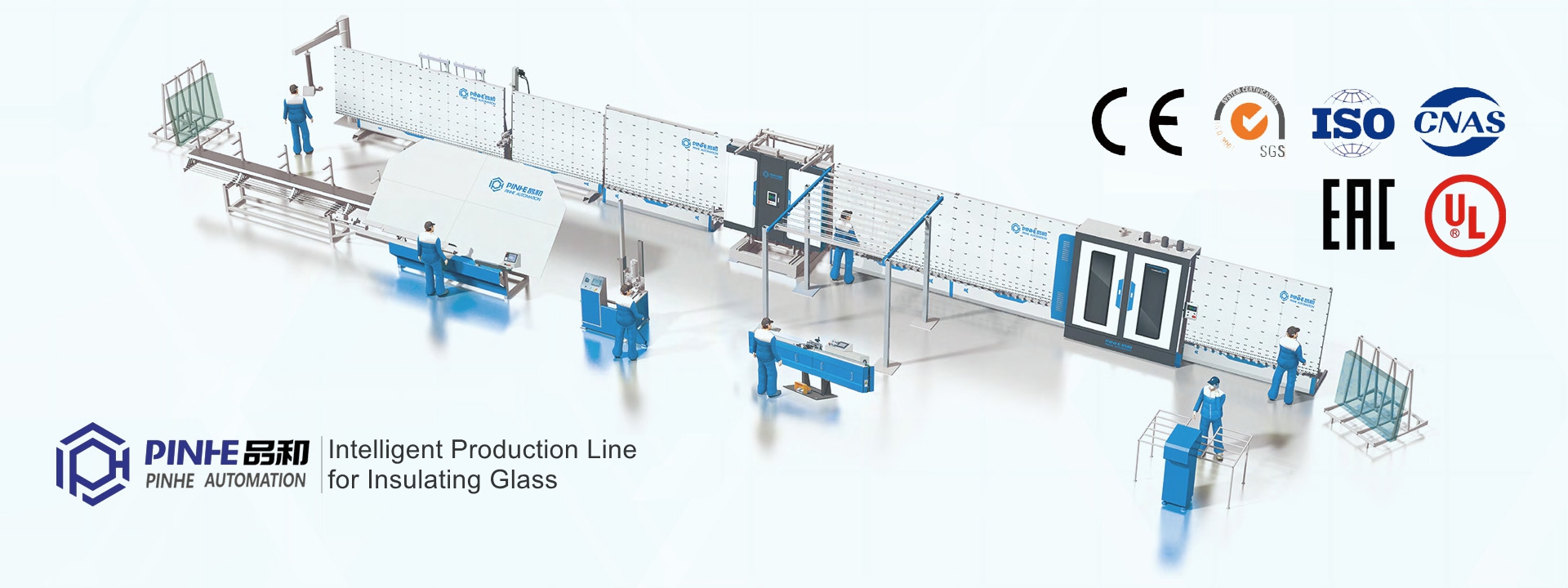 Shandong Pinhe Automation Co Ltd is attending the 34th China Glass Exhibition on 26 to 29 May 2025 with insulating glass production line