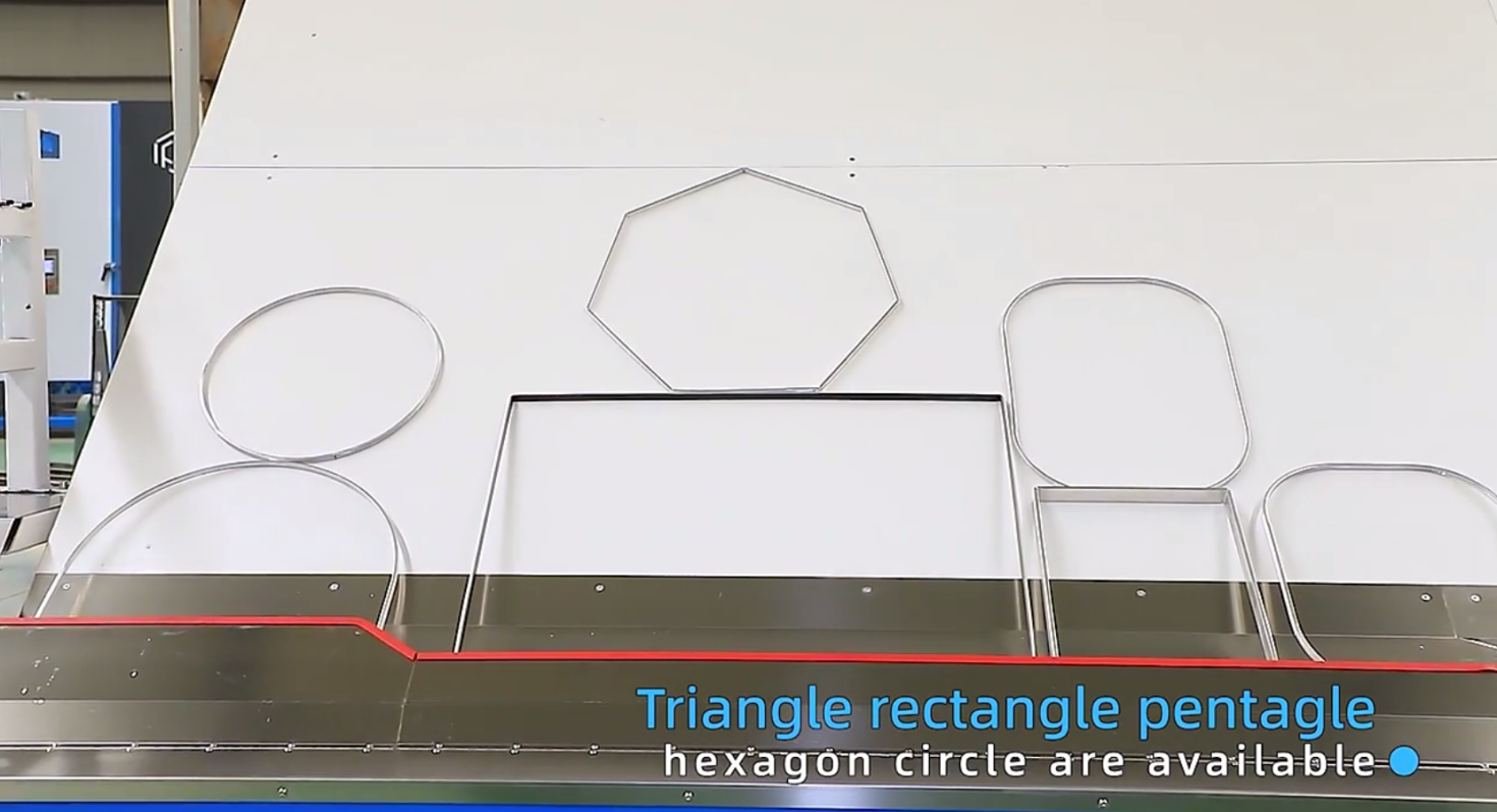 different aluminum frames can be bent